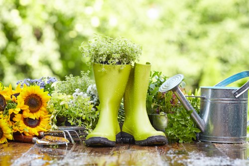 Clean pathways and landscaped garden maintenance in Queensbury