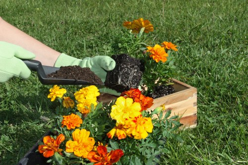 Safe housekeeping and clear garden pathways for workers